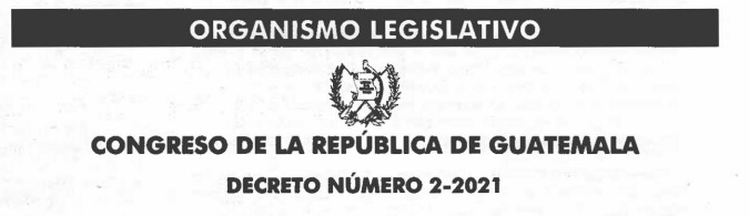 Decreto 2-2021 Ley Leasing